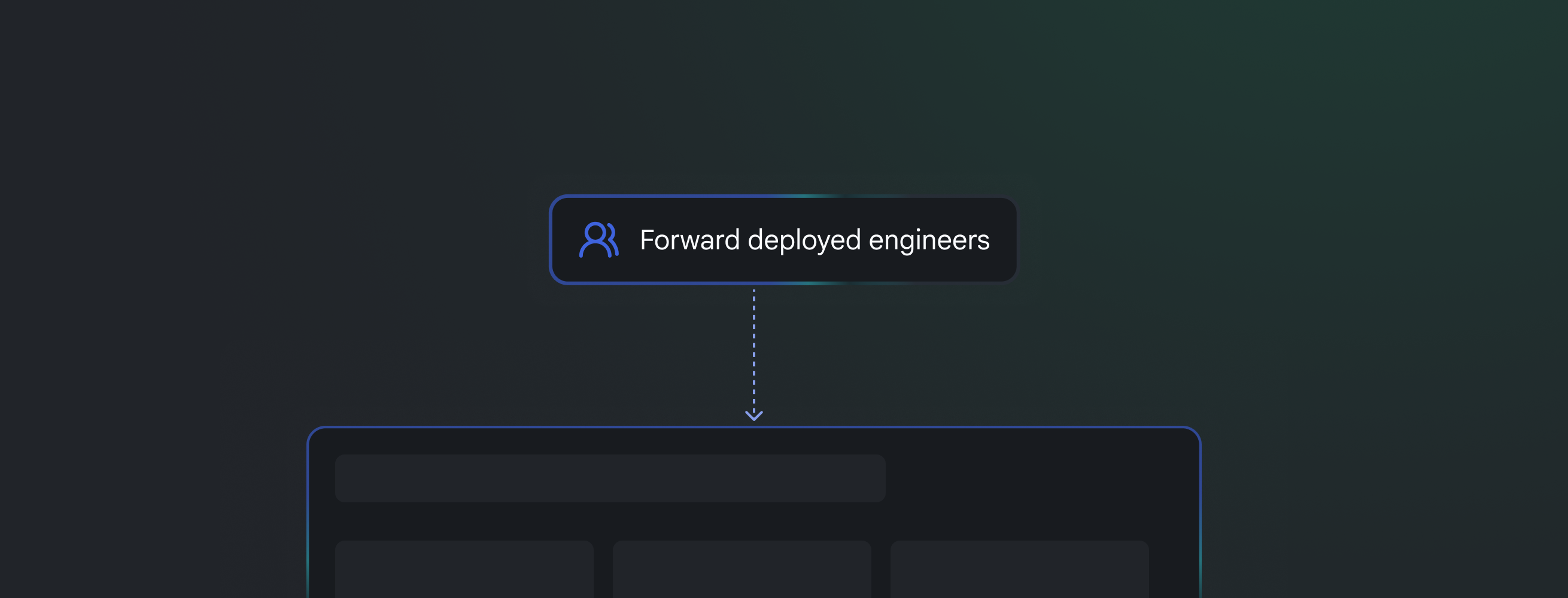 Forward deployed engineers delivering a ToolJet application
